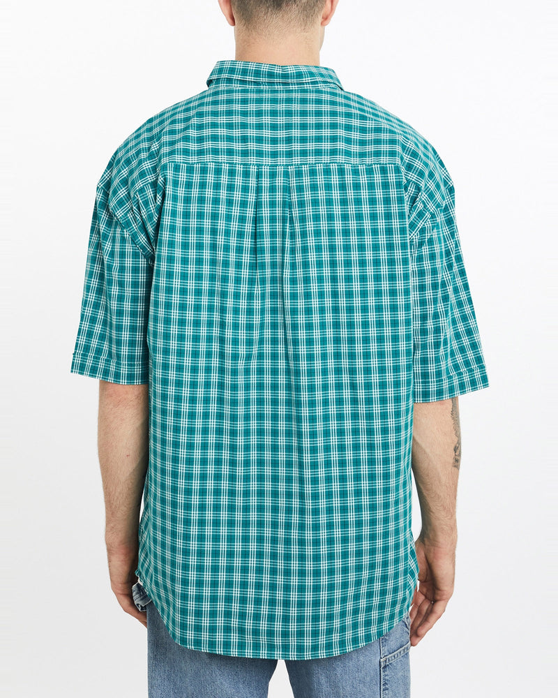 Vintage, 90s, Polo, Ralph, Lauren, Short, Sleeve, Button, Up, Shirt, The Real Deal, size extra large, colour Green, newtown, sydney, australia, thrift store, opshop, preloved, secondhand, sustainable, retro, antique, 70s, 80s, 90s, 2000s, 00s, fashion, clothing, streetwear, trendy, garment, style, boutique, store, shop, archive, sale, cheap, best, top, Shirts