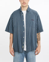 Vintage, U.S., Polo, Assn., Short, Sleeve, Button, Up, Shirt, The Real Deal, size double extra large, colour Blue, newtown, sydney, australia, thrift store, opshop, preloved, secondhand, sustainable, retro, antique, 70s, 80s, 90s, 2000s, 00s, fashion, clothing, streetwear, trendy, garment, style, boutique, store, shop, archive, sale, cheap, best, top, Shirts