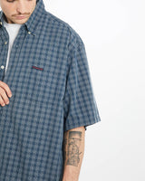 Vintage, U.S., Polo, Assn., Short, Sleeve, Button, Up, Shirt, The Real Deal, size double extra large, colour Blue, newtown, sydney, australia, thrift store, opshop, preloved, secondhand, sustainable, retro, antique, 70s, 80s, 90s, 2000s, 00s, fashion, clothing, streetwear, trendy, garment, style, boutique, store, shop, archive, sale, cheap, best, top, Shirts