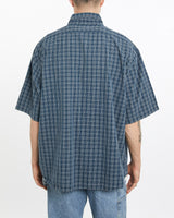 Vintage, U.S., Polo, Assn., Short, Sleeve, Button, Up, Shirt, The Real Deal, size double extra large, colour Blue, newtown, sydney, australia, thrift store, opshop, preloved, secondhand, sustainable, retro, antique, 70s, 80s, 90s, 2000s, 00s, fashion, clothing, streetwear, trendy, garment, style, boutique, store, shop, archive, sale, cheap, best, top, Shirts