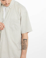 Vintage, Nautica, Short, Sleeve, Button, Up, Shirt, The Real Deal, size extra large, colour Beige, newtown, sydney, australia, thrift store, opshop, preloved, secondhand, sustainable, retro, antique, 70s, 80s, 90s, 2000s, 00s, fashion, clothing, streetwear, trendy, garment, style, boutique, store, shop, archive, sale, cheap, best, top, Shirts