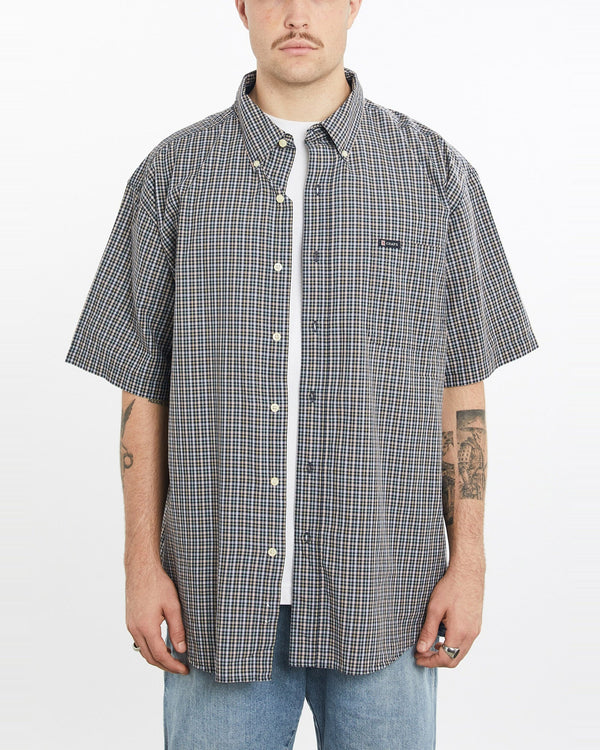 Vintage, Chaps, Ralph, Lauren, Short, Sleeve, Button, Up, Shirt, The Real Deal, size double extra large, colour Multicolour, newtown, sydney, australia, thrift store, opshop, preloved, secondhand, sustainable, retro, antique, 70s, 80s, 90s, 2000s, 00s, fashion, clothing, streetwear, trendy, garment, style, boutique, store, shop, archive, sale, cheap, best, top, Shirts