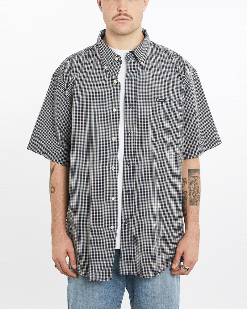 Vintage, Chaps, Ralph, Lauren, Short, Sleeve, Button, Up, Shirt, The Real Deal, size double extra large, colour Multicolour, newtown, sydney, australia, thrift store, opshop, preloved, secondhand, sustainable, retro, antique, 70s, 80s, 90s, 2000s, 00s, fashion, clothing, streetwear, trendy, garment, style, boutique, store, shop, archive, sale, cheap, best, top, Shirts