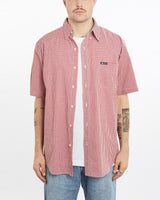 Vintage, Chaps, Ralph, Lauren, Short, Sleeve, Button, Up, Shirt, The Real Deal, size extra large, colour Red, newtown, sydney, australia, thrift store, opshop, preloved, secondhand, sustainable, retro, antique, 70s, 80s, 90s, 2000s, 00s, fashion, clothing, streetwear, trendy, garment, style, boutique, store, shop, archive, sale, cheap, best, top, Shirts