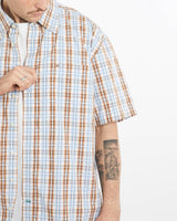 Vintage, Tommy, Hilfiger, Short, Sleeve, Button, Up, Shirt, The Real Deal, size extra large, colour Multicolour, newtown, sydney, australia, thrift store, opshop, preloved, secondhand, sustainable, retro, antique, 70s, 80s, 90s, 2000s, 00s, fashion, clothing, streetwear, trendy, garment, style, boutique, store, shop, archive, sale, cheap, best, top, Shirts