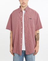 Vintage, Chaps, Ralph, Lauren, Short, Sleeve, Button, Up, Shirt, The Real Deal, size extra large, colour Red, newtown, sydney, australia, thrift store, opshop, preloved, secondhand, sustainable, retro, antique, 70s, 80s, 90s, 2000s, 00s, fashion, clothing, streetwear, trendy, garment, style, boutique, store, shop, archive, sale, cheap, best, top, Shirts