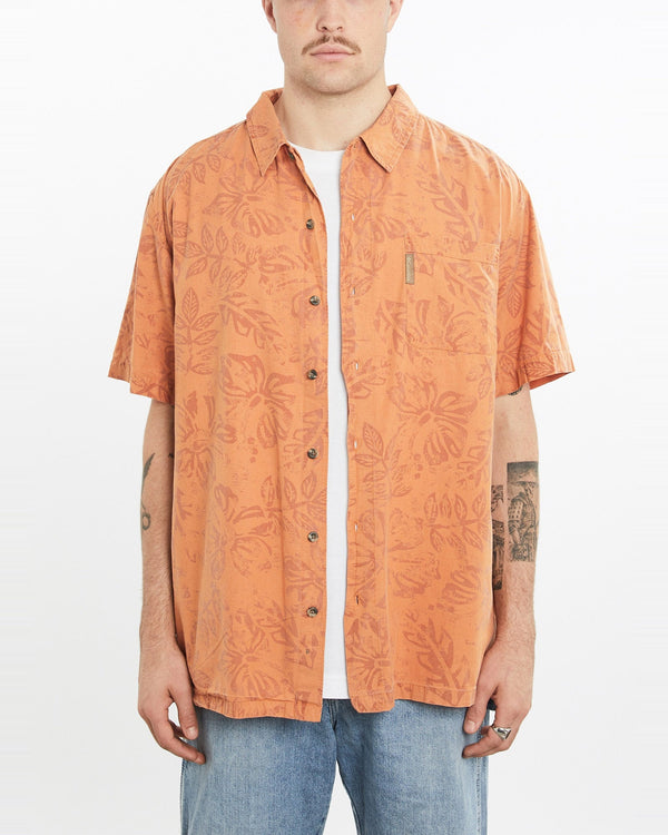 Vintage, Columbia, Short, Sleeve, Button, Up, Shirt, The Real Deal, size extra large, colour Orange, newtown, sydney, australia, thrift store, opshop, preloved, secondhand, sustainable, retro, antique, 70s, 80s, 90s, 2000s, 00s, fashion, clothing, streetwear, trendy, garment, style, boutique, store, shop, archive, sale, cheap, best, top, Shirts