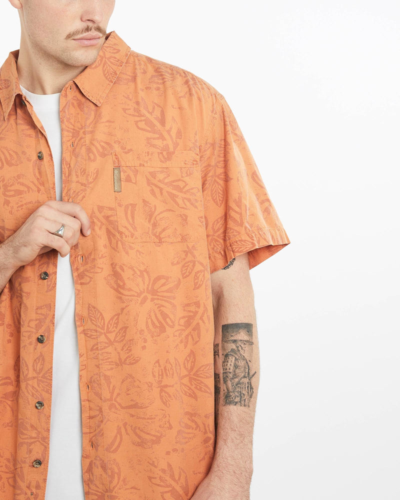 Vintage, Columbia, Short, Sleeve, Button, Up, Shirt, The Real Deal, size extra large, colour Orange, newtown, sydney, australia, thrift store, opshop, preloved, secondhand, sustainable, retro, antique, 70s, 80s, 90s, 2000s, 00s, fashion, clothing, streetwear, trendy, garment, style, boutique, store, shop, archive, sale, cheap, best, top, Shirts