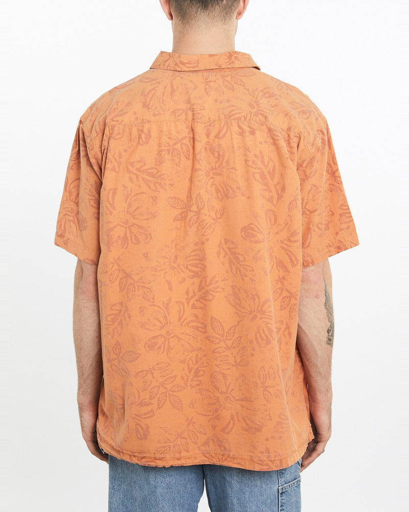 Vintage, Columbia, Short, Sleeve, Button, Up, Shirt, The Real Deal, size extra large, colour Orange, newtown, sydney, australia, thrift store, opshop, preloved, secondhand, sustainable, retro, antique, 70s, 80s, 90s, 2000s, 00s, fashion, clothing, streetwear, trendy, garment, style, boutique, store, shop, archive, sale, cheap, best, top, Shirts