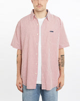 Vintage, Chaps, Ralph, Lauren, Short, Sleeve, Button, Up, Shirt, The Real Deal, size extra large, colour Red, newtown, sydney, australia, thrift store, opshop, preloved, secondhand, sustainable, retro, antique, 70s, 80s, 90s, 2000s, 00s, fashion, clothing, streetwear, trendy, garment, style, boutique, store, shop, archive, sale, cheap, best, top, Shirts