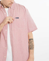 Vintage, Chaps, Ralph, Lauren, Short, Sleeve, Button, Up, Shirt, The Real Deal, size extra large, colour Red, newtown, sydney, australia, thrift store, opshop, preloved, secondhand, sustainable, retro, antique, 70s, 80s, 90s, 2000s, 00s, fashion, clothing, streetwear, trendy, garment, style, boutique, store, shop, archive, sale, cheap, best, top, Shirts