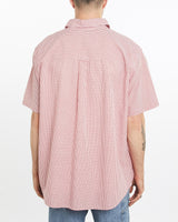 Vintage, Chaps, Ralph, Lauren, Short, Sleeve, Button, Up, Shirt, The Real Deal, size extra large, colour Red, newtown, sydney, australia, thrift store, opshop, preloved, secondhand, sustainable, retro, antique, 70s, 80s, 90s, 2000s, 00s, fashion, clothing, streetwear, trendy, garment, style, boutique, store, shop, archive, sale, cheap, best, top, Shirts