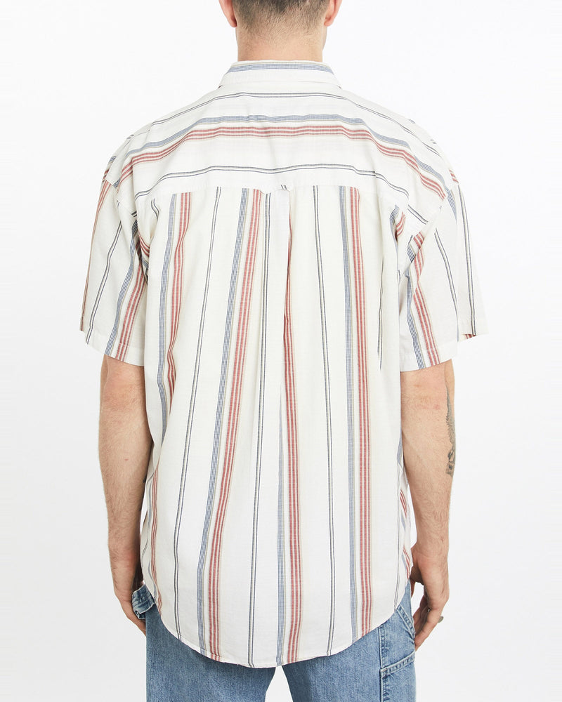 Vintage, Chaps, Ralph, Lauren, Short, Sleeve, Button, Up, Shirt, The Real Deal, size extra large, colour Multicolour, newtown, sydney, australia, thrift store, opshop, preloved, secondhand, sustainable, retro, antique, 70s, 80s, 90s, 2000s, 00s, fashion, clothing, streetwear, trendy, garment, style, boutique, store, shop, archive, sale, cheap, best, top, Shirts