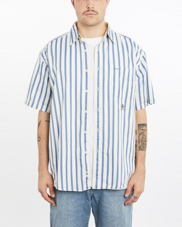 Vintage, 90s, Tommy, Hilfiger, Short, Sleeve, Button, Up, Shirt, The Real Deal, size extra large, colour Multicolour, newtown, sydney, australia, thrift store, opshop, preloved, secondhand, sustainable, retro, antique, 70s, 80s, 90s, 2000s, 00s, fashion, clothing, streetwear, trendy, garment, style, boutique, store, shop, archive, sale, cheap, best, top, Shirts