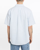 Vintage, 90s, Tommy, Hilfiger, Short, Sleeve, Button, Up, Shirt, The Real Deal, size extra large, colour Blue, newtown, sydney, australia, thrift store, opshop, preloved, secondhand, sustainable, retro, antique, 70s, 80s, 90s, 2000s, 00s, fashion, clothing, streetwear, trendy, garment, style, boutique, store, shop, archive, sale, cheap, best, top, Shirts