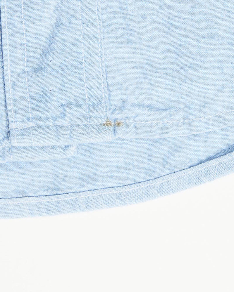 Vintage, Chaps, Ralph, Lauren, Short, Sleeve, Button, Up, Shirt, The Real Deal, size extra large, colour Blue, newtown, sydney, australia, thrift store, opshop, preloved, secondhand, sustainable, retro, antique, 70s, 80s, 90s, 2000s, 00s, fashion, clothing, streetwear, trendy, garment, style, boutique, store, shop, archive, sale, cheap, best, top, Shirts