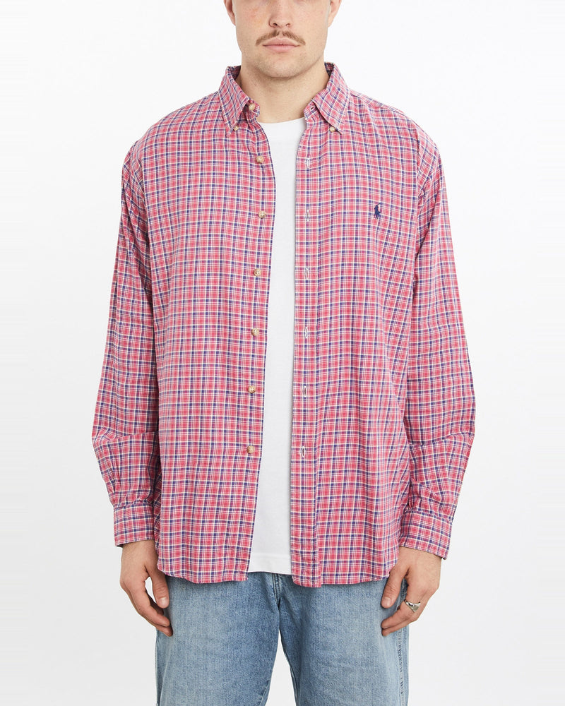 Vintage, 90s, Polo, Ralph, Lauren, Button, Up, Shirt, The Real Deal, size extra large, colour Multicolour, newtown, sydney, australia, thrift store, opshop, preloved, secondhand, sustainable, retro, antique, 70s, 80s, 90s, 2000s, 00s, fashion, clothing, streetwear, trendy, garment, style, boutique, store, shop, archive, sale, cheap, best, top, Shirts