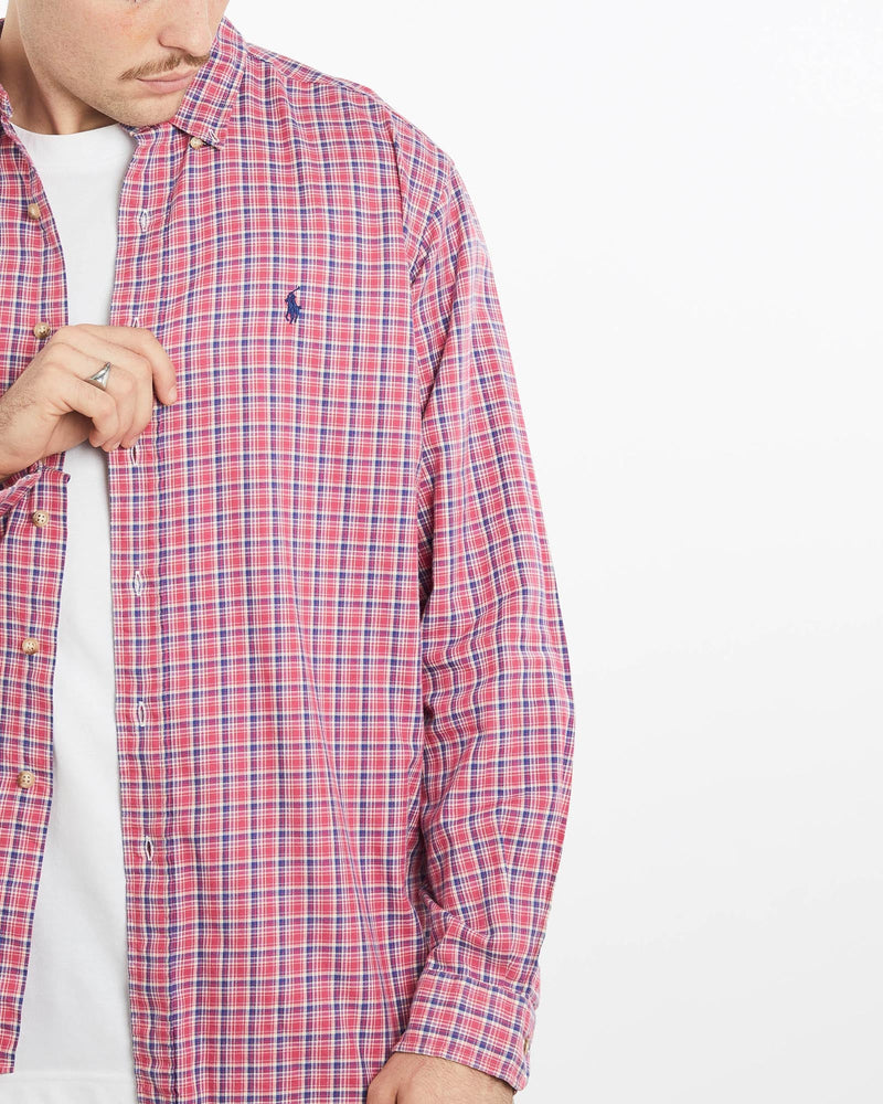 Vintage, 90s, Polo, Ralph, Lauren, Button, Up, Shirt, The Real Deal, size extra large, colour Multicolour, newtown, sydney, australia, thrift store, opshop, preloved, secondhand, sustainable, retro, antique, 70s, 80s, 90s, 2000s, 00s, fashion, clothing, streetwear, trendy, garment, style, boutique, store, shop, archive, sale, cheap, best, top, Shirts