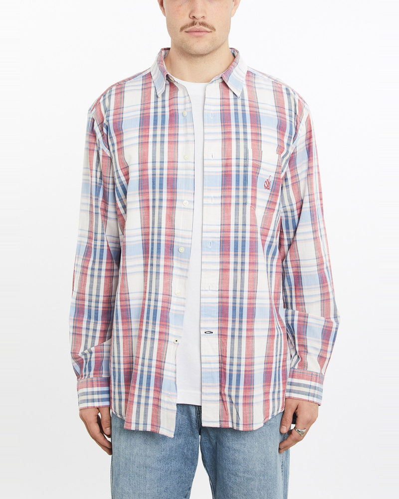 Vintage, Nautica, Button, Up, Shirt, The Real Deal, size extra large, colour Multicolour, newtown, sydney, australia, thrift store, opshop, preloved, secondhand, sustainable, retro, antique, 70s, 80s, 90s, 2000s, 00s, fashion, clothing, streetwear, trendy, garment, style, boutique, store, shop, archive, sale, cheap, best, top, Shirts