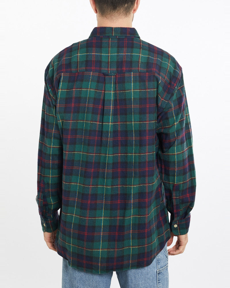 Vintage, Chaps, Ralph, Lauren, Flannelette, Button, Up, Shirt, The Real Deal, size extra large, colour Multicolour, newtown, sydney, australia, thrift store, opshop, preloved, secondhand, sustainable, retro, antique, 70s, 80s, 90s, 2000s, 00s, fashion, clothing, streetwear, trendy, garment, style, boutique, store, shop, archive, sale, cheap, best, top, Shirts