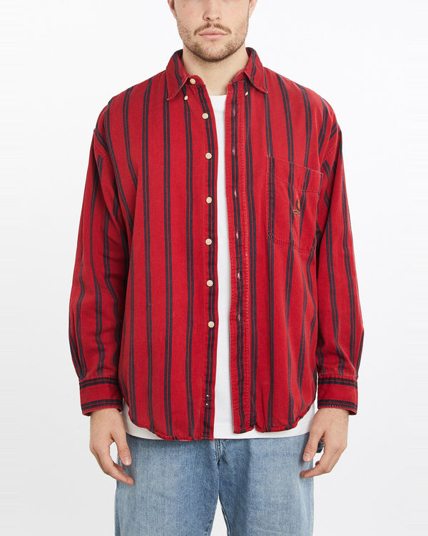 Vintage, 90s, Chaps, Ralph, Lauren, Button, Up, Shirt, The Real Deal, size extra large, colour Red, newtown, sydney, australia, thrift store, opshop, preloved, secondhand, sustainable, retro, antique, 70s, 80s, 90s, 2000s, 00s, fashion, clothing, streetwear, trendy, garment, style, boutique, store, shop, archive, sale, cheap, best, top, Shirts