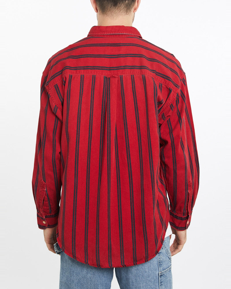 Vintage, 90s, Chaps, Ralph, Lauren, Button, Up, Shirt, The Real Deal, size extra large, colour Red, newtown, sydney, australia, thrift store, opshop, preloved, secondhand, sustainable, retro, antique, 70s, 80s, 90s, 2000s, 00s, fashion, clothing, streetwear, trendy, garment, style, boutique, store, shop, archive, sale, cheap, best, top, Shirts