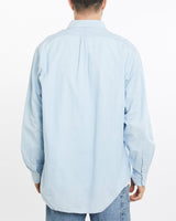 Vintage, 90s, Polo, Ralph, Lauren, Button, Up, Shirt, The Real Deal, size extra large, colour Blue, newtown, sydney, australia, thrift store, opshop, preloved, secondhand, sustainable, retro, antique, 70s, 80s, 90s, 2000s, 00s, fashion, clothing, streetwear, trendy, garment, style, boutique, store, shop, archive, sale, cheap, best, top, Shirts