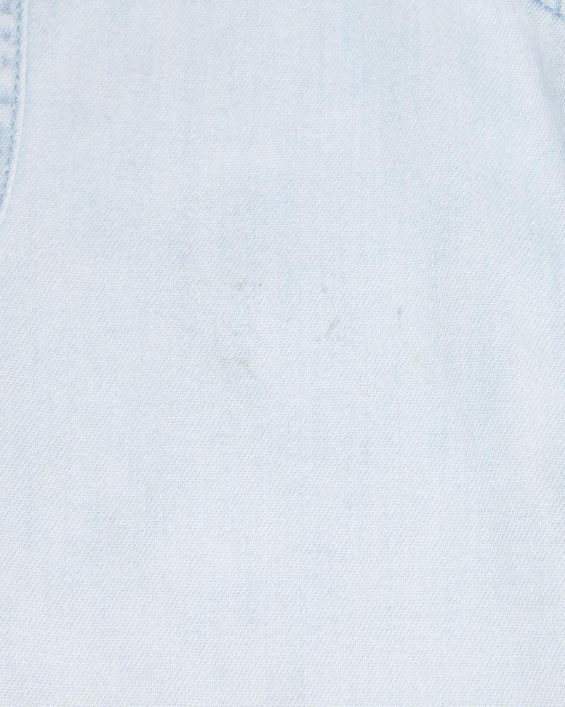 Vintage, 90s, Hard, Rock, Cafe, Dallas, Denim, Button, Up, Shirt, The Real Deal, size extra large, colour Blue, newtown, sydney, australia, thrift store, opshop, preloved, secondhand, sustainable, retro, antique, 70s, 80s, 90s, 2000s, 00s, fashion, clothing, streetwear, trendy, garment, style, boutique, store, shop, archive, sale, cheap, best, top, Shirts