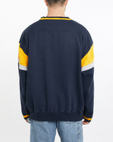 Vintage, 90s, University, Of, Notre, Dame, Sweatshirt, The Real Deal, size extra large, colour Navy, newtown, sydney, australia, thrift store, opshop, preloved, secondhand, sustainable, retro, antique, 70s, 80s, 90s, 2000s, 00s, fashion, clothing, streetwear, trendy, garment, style, boutique, store, shop, archive, sale, cheap, best, top, Sweats and hoodies