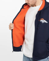 Vintage, NFL, Denver, Broncos, Fleece, Lined, Hooded, Sweatshirt, The Real Deal, size extra large, colour Navy, newtown, sydney, australia, thrift store, opshop, preloved, secondhand, sustainable, retro, antique, 70s, 80s, 90s, 2000s, 00s, fashion, clothing, streetwear, trendy, garment, style, boutique, store, shop, archive, sale, cheap, best, top, Sweats and hoodies