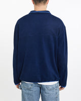 Vintage, 90s, L.L., Bean, Fleece, Sweatshirt, The Real Deal, size extra large, colour Navy, newtown, sydney, australia, thrift store, opshop, preloved, secondhand, sustainable, retro, antique, 70s, 80s, 90s, 2000s, 00s, fashion, clothing, streetwear, trendy, garment, style, boutique, store, shop, archive, sale, cheap, best, top, Sweats and hoodies