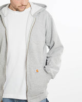 Vintage, 90s, Carhartt, Hooded, Sweatshirt, The Real Deal, size extra large, colour Grey, newtown, sydney, australia, thrift store, opshop, preloved, secondhand, sustainable, retro, antique, 70s, 80s, 90s, 2000s, 00s, fashion, clothing, streetwear, trendy, garment, style, boutique, store, shop, archive, sale, cheap, best, top, Sweats and hoodies