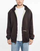 Vintage, 90s, Carhartt, Thermal, Lined, Hooded, Sweatshirt, The Real Deal, size extra large, colour Brown, newtown, sydney, australia, thrift store, opshop, preloved, secondhand, sustainable, retro, antique, 70s, 80s, 90s, 2000s, 00s, fashion, clothing, streetwear, trendy, garment, style, boutique, store, shop, archive, sale, cheap, best, top, Sweats and hoodies