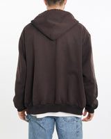 Vintage, 90s, Carhartt, Thermal, Lined, Hooded, Sweatshirt, The Real Deal, size extra large, colour Brown, newtown, sydney, australia, thrift store, opshop, preloved, secondhand, sustainable, retro, antique, 70s, 80s, 90s, 2000s, 00s, fashion, clothing, streetwear, trendy, garment, style, boutique, store, shop, archive, sale, cheap, best, top, Sweats and hoodies