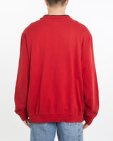 Vintage, 90s, Polo, Ralph, Lauren, Quarter, Zip, Sweatshirt, The Real Deal, size double extra large, colour Red, newtown, sydney, australia, thrift store, opshop, preloved, secondhand, sustainable, retro, antique, 70s, 80s, 90s, 2000s, 00s, fashion, clothing, streetwear, trendy, garment, style, boutique, store, shop, archive, sale, cheap, best, top, Sweats and hoodies