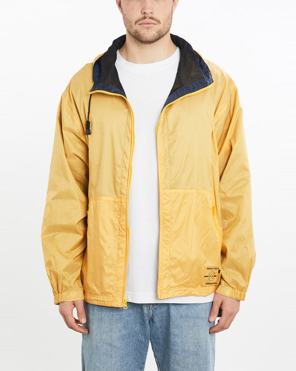 Vintage, Nautica, Competition, Jacket, The Real Deal, size extra large, colour Yellow, newtown, sydney, australia, thrift store, opshop, preloved, secondhand, sustainable, retro, antique, 70s, 80s, 90s, 2000s, 00s, fashion, clothing, streetwear, trendy, garment, style, boutique, store, shop, archive, sale, cheap, best, top, Jackets