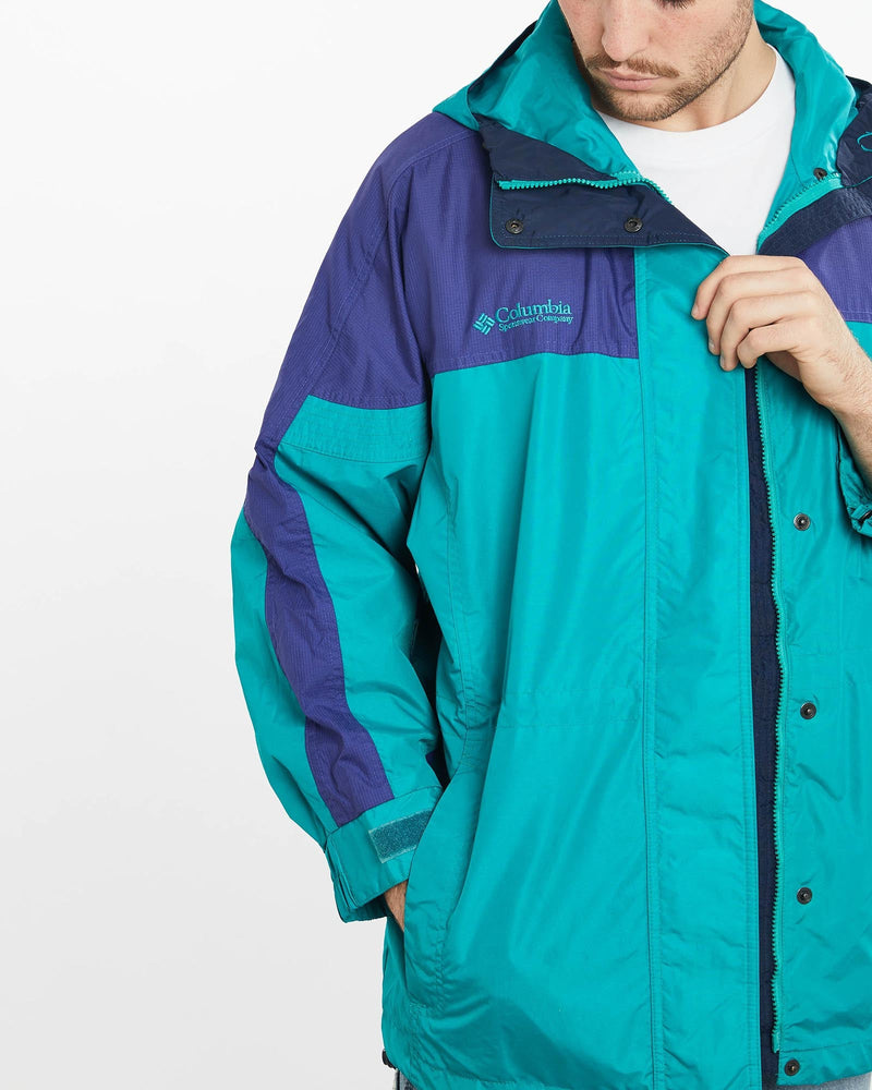 Vintage, Columbia, Jacket, The Real Deal, size extra large, colour Multicolour, newtown, sydney, australia, thrift store, opshop, preloved, secondhand, sustainable, retro, antique, 70s, 80s, 90s, 2000s, 00s, fashion, clothing, streetwear, trendy, garment, style, boutique, store, shop, archive, sale, cheap, best, top, Jackets