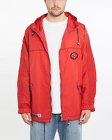 Vintage, 90s, NFL, San, Francisco, 49ers, Jacket, The Real Deal, size extra large, colour Red, newtown, sydney, australia, thrift store, opshop, preloved, secondhand, sustainable, retro, antique, 70s, 80s, 90s, 2000s, 00s, fashion, clothing, streetwear, trendy, garment, style, boutique, store, shop, archive, sale, cheap, best, top, Jackets