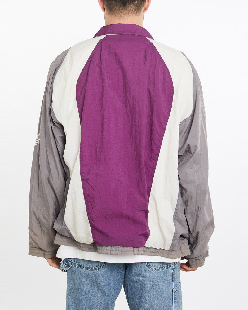 Vintage, 90s, Adidas, Track, Jacket, The Real Deal, size extra large, colour Multicolour, newtown, sydney, australia, thrift store, opshop, preloved, secondhand, sustainable, retro, antique, 70s, 80s, 90s, 2000s, 00s, fashion, clothing, streetwear, trendy, garment, style, boutique, store, shop, archive, sale, cheap, best, top, Jackets