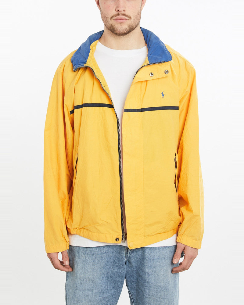 Vintage, 90s, Polo, Ralph, Lauren, Sailing, Jacket, The Real Deal, size extra large, colour Yellow, newtown, sydney, australia, thrift store, opshop, preloved, secondhand, sustainable, retro, antique, 70s, 80s, 90s, 2000s, 00s, fashion, clothing, streetwear, trendy, garment, style, boutique, store, shop, archive, sale, cheap, best, top, Jackets