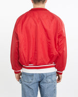 Vintage, 90s, American, Turners, Bomber, Jacket, The Real Deal, size extra large, colour Red, newtown, sydney, australia, thrift store, opshop, preloved, secondhand, sustainable, retro, antique, 70s, 80s, 90s, 2000s, 00s, fashion, clothing, streetwear, trendy, garment, style, boutique, store, shop, archive, sale, cheap, best, top, Jackets