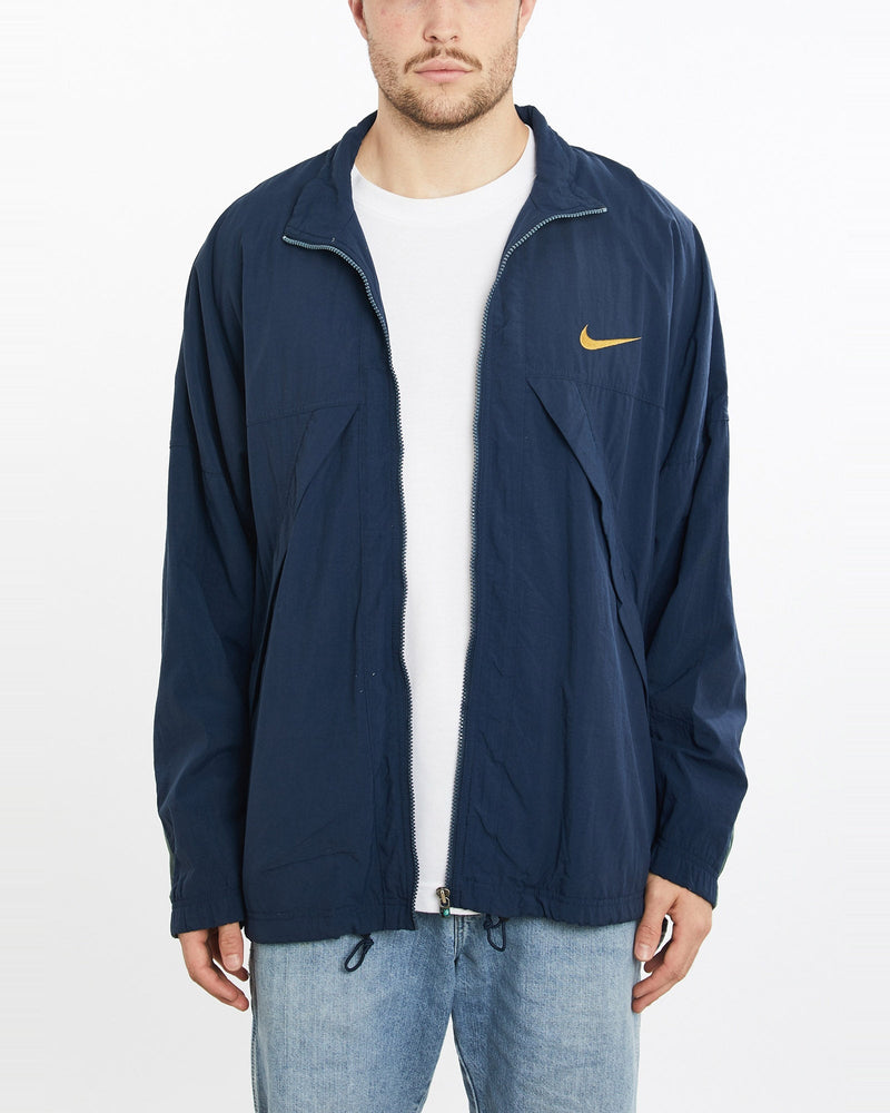 Vintage, 90s, Nike, Track, Jacket, The Real Deal, size extra large, colour Multicolour, newtown, sydney, australia, thrift store, opshop, preloved, secondhand, sustainable, retro, antique, 70s, 80s, 90s, 2000s, 00s, fashion, clothing, streetwear, trendy, garment, style, boutique, store, shop, archive, sale, cheap, best, top, Jackets