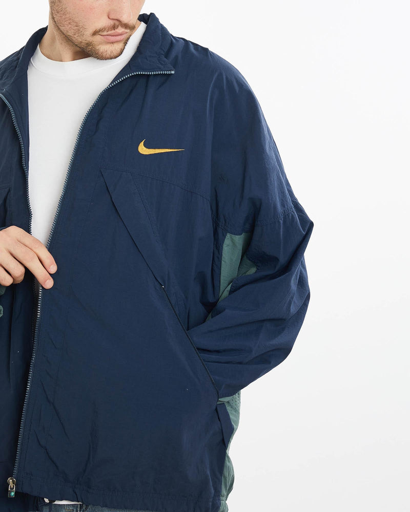 Vintage, 90s, Nike, Track, Jacket, The Real Deal, size extra large, colour Multicolour, newtown, sydney, australia, thrift store, opshop, preloved, secondhand, sustainable, retro, antique, 70s, 80s, 90s, 2000s, 00s, fashion, clothing, streetwear, trendy, garment, style, boutique, store, shop, archive, sale, cheap, best, top, Jackets