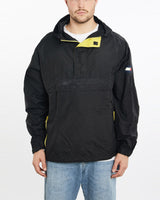 Vintage, Tommy, Hilfiger, Athletics, Windbreaker, Jacket, The Real Deal, size extra large, colour Black, newtown, sydney, australia, thrift store, opshop, preloved, secondhand, sustainable, retro, antique, 70s, 80s, 90s, 2000s, 00s, fashion, clothing, streetwear, trendy, garment, style, boutique, store, shop, archive, sale, cheap, best, top, Jackets