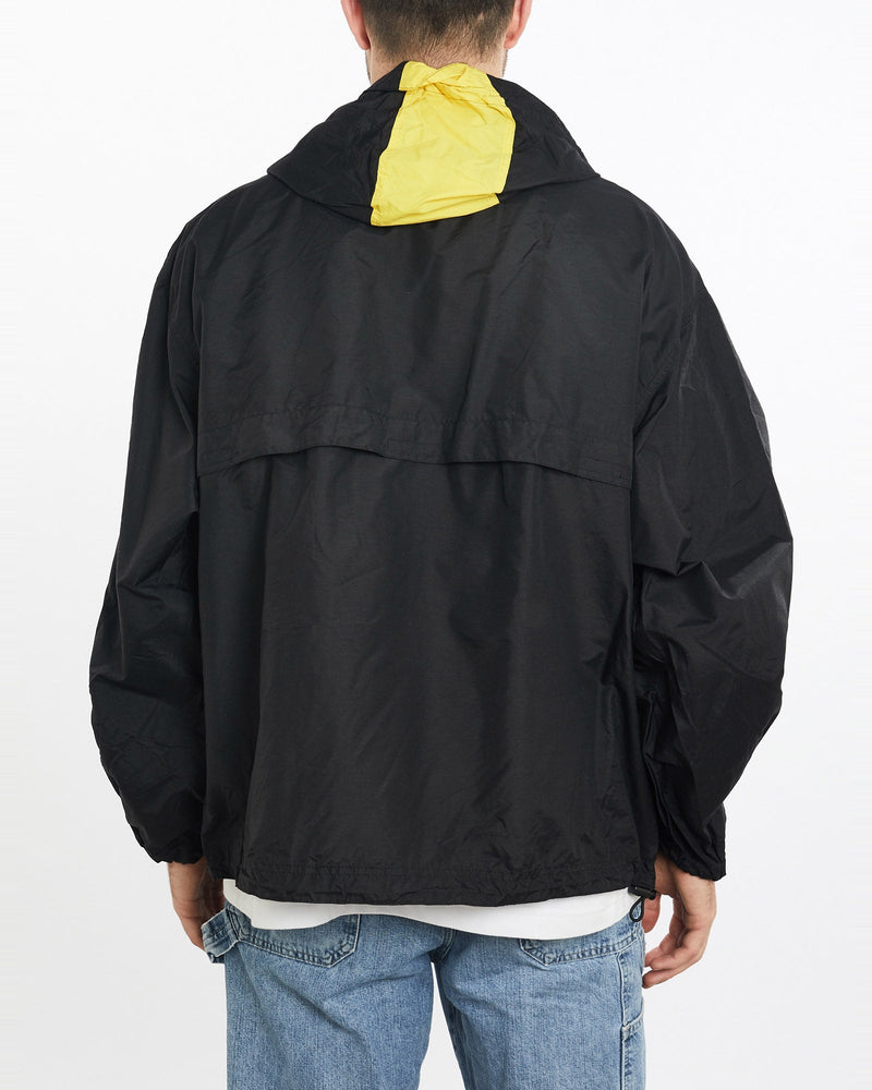 Vintage, Tommy, Hilfiger, Athletics, Windbreaker, Jacket, The Real Deal, size extra large, colour Black, newtown, sydney, australia, thrift store, opshop, preloved, secondhand, sustainable, retro, antique, 70s, 80s, 90s, 2000s, 00s, fashion, clothing, streetwear, trendy, garment, style, boutique, store, shop, archive, sale, cheap, best, top, Jackets