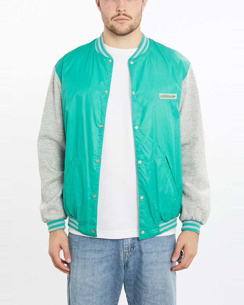 Vintage, 90s, Adidas, Bomber, Jacket, The Real Deal, size extra large, colour Multicolour, newtown, sydney, australia, thrift store, opshop, preloved, secondhand, sustainable, retro, antique, 70s, 80s, 90s, 2000s, 00s, fashion, clothing, streetwear, trendy, garment, style, boutique, store, shop, archive, sale, cheap, best, top, Jackets