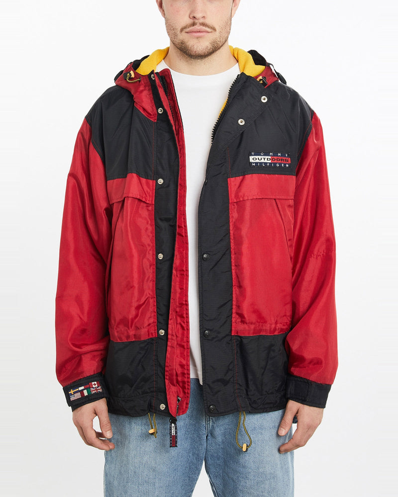 Vintage, 90s, Tommy, Hilfiger, Outdoors, Jacket, The Real Deal, size extra large, colour Multicolour, newtown, sydney, australia, thrift store, opshop, preloved, secondhand, sustainable, retro, antique, 70s, 80s, 90s, 2000s, 00s, fashion, clothing, streetwear, trendy, garment, style, boutique, store, shop, archive, sale, cheap, best, top, Jackets