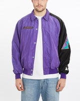 Vintage, 90s, Starter, MLB, Arizona, Diamondbacks, Bomber, Jacket, The Real Deal, size extra large, colour Purple, newtown, sydney, australia, thrift store, opshop, preloved, secondhand, sustainable, retro, antique, 70s, 80s, 90s, 2000s, 00s, fashion, clothing, streetwear, trendy, garment, style, boutique, store, shop, archive, sale, cheap, best, top, Jackets
