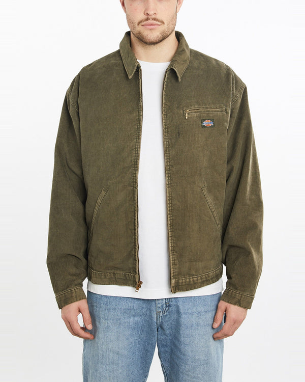 Vintage, 90s, Dickies, Corduroy, Jacket, The Real Deal, size extra large, colour Beige, newtown, sydney, australia, thrift store, opshop, preloved, secondhand, sustainable, retro, antique, 70s, 80s, 90s, 2000s, 00s, fashion, clothing, streetwear, trendy, garment, style, boutique, store, shop, archive, sale, cheap, best, top, Jackets