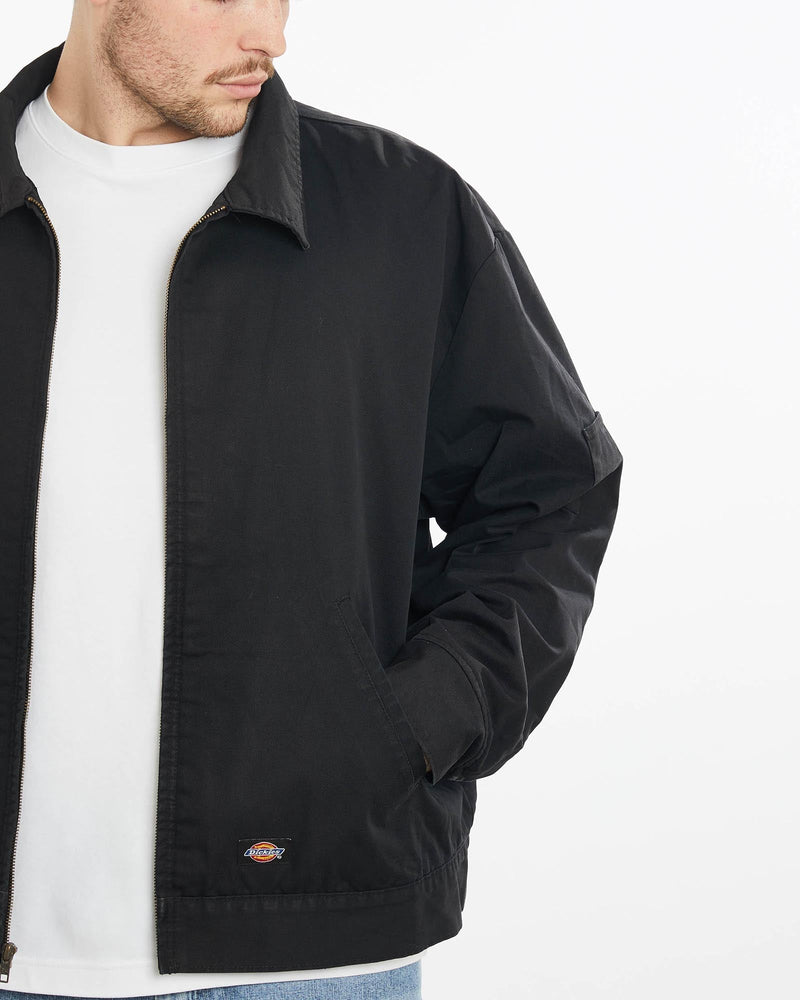 Vintage, Dickies, Mechanic, Jacket, The Real Deal, size extra large, colour Black, newtown, sydney, australia, thrift store, opshop, preloved, secondhand, sustainable, retro, antique, 70s, 80s, 90s, 2000s, 00s, fashion, clothing, streetwear, trendy, garment, style, boutique, store, shop, archive, sale, cheap, best, top, Jackets